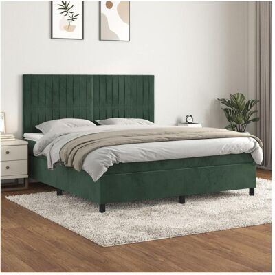 vidaXL Boxspringbett, Basile Vertical stripes (180 x 200 cm) vidaXL Boxspringbett, Basile Vertical stripes (180 x 200 cm)