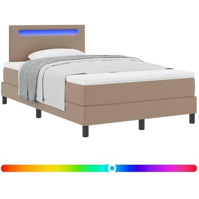 vidaXL Boxspringbett, Eliott Plain design with led (120 x 190 cm) vidaXL Boxspringbett, Eliott Plain design with led (120 x 190 cm)