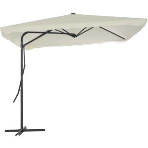 Maisonchic Stahlpfahl Gartenschirm 250x250cm - Beige - Gartenschirm Maisonchic Stahlpfahl Gartenschirm 250x250cm - Beige - Gartenschirm