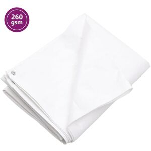 vidaXL Planen 6x8m Weiß HDPE - Tarpaulin vidaXL Planen 6x8m Weiß HDPE - Tarpaulin