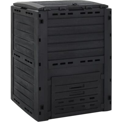 vidaXL Gartendüngerbehälter Schwarz 280 L Polypropylen - Gartendüngerbehälter vidaXL Gartendüngerbehälter Schwarz 280 L Polypropylen - Gartendüngerbehälter