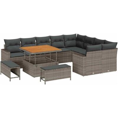 vidaXL Gartenlounge, Linburon (Tisch 100 cm) vidaXL Gartenlounge, Linburon (Tisch 100 cm)