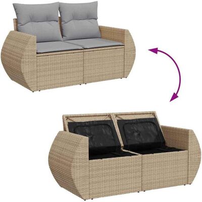 vidaXL Gartenlounge, Brynlee (Tisch 90 cm) vidaXL Gartenlounge, Brynlee (Tisch 90 cm)