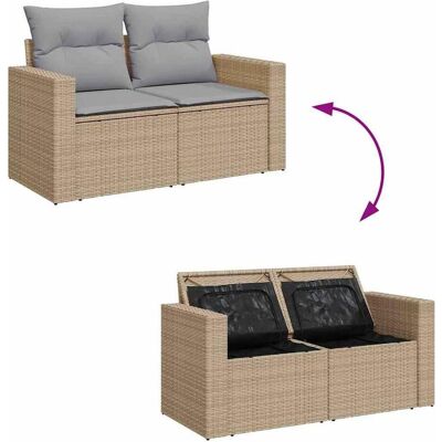 vidaXL Gartenlounge, Angelo (Tisch 90 cm) vidaXL Gartenlounge, Angelo (Tisch 90 cm)