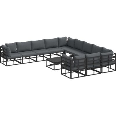 vidaXL Gartenlounge, Saranen (with table) vidaXL Gartenlounge, Saranen (with table)