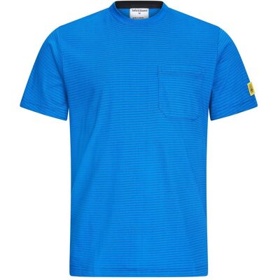 Safeguard, Arbeitsoberteil, ESD-T-Shirt mit Brusttasche, rundhals, 150g/m², royalblau, M (M) Safeguard, Arbeitsoberteil, ESD-T-Shirt mit Brusttasche, rundhals, 150g/m², royalblau, M (M)