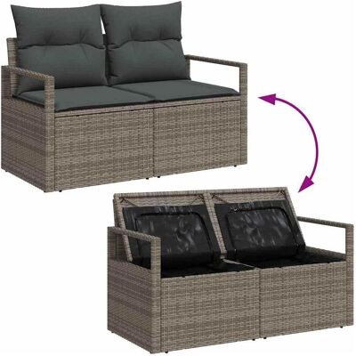 vidaXL Gartenlounge, Inmisas (Tisch 110 cm) vidaXL Gartenlounge, Inmisas (Tisch 110 cm)