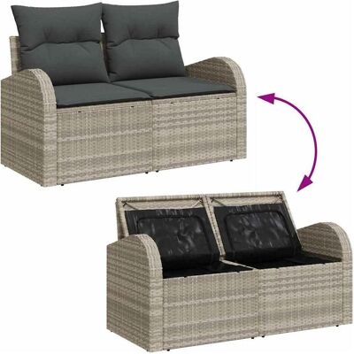 vidaXL Gartenlounge, Inrania (with table) vidaXL Gartenlounge, Inrania (with table)