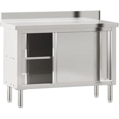 vidaXL Werkbank + Arbeitsbock, Küchen-Arbeitstisch (50 cm, 110 cm) vidaXL Werkbank + Arbeitsbock, Küchen-Arbeitstisch (50 cm, 110 cm)