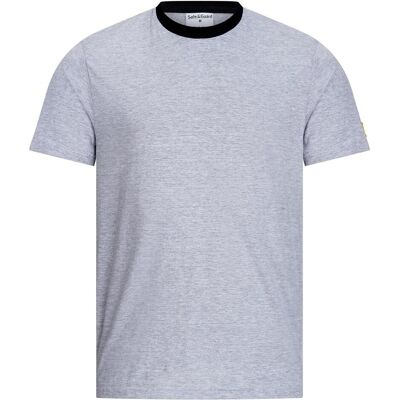 Safeguard, Arbeitsoberteil, ESD-T-Shirt, rundhals, 150g/m², hellgrau/schwarz, 5XL (5XL) Safeguard, Arbeitsoberteil, ESD-T-Shirt, rundhals, 150g/m², hellgrau/schwarz, 5XL (5XL)