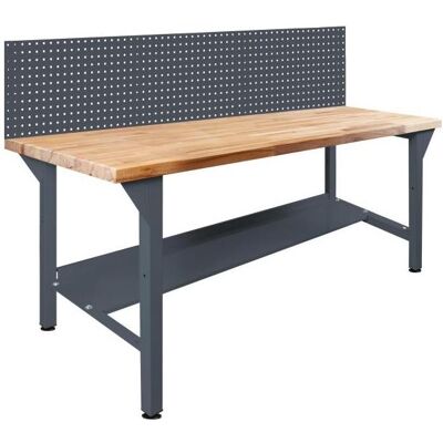 ADB Werkbank anthrazitgrau 200x75x85 cm - Robuste, Abschließbar, Langlebig ADB Werkbank anthrazitgrau 200x75x85 cm - Robuste, Abschließbar, Langlebig