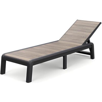 Keter, Liegestuhl, Deco Porto Grey/Brown Keter, Liegestuhl, Deco Porto Grey/Brown