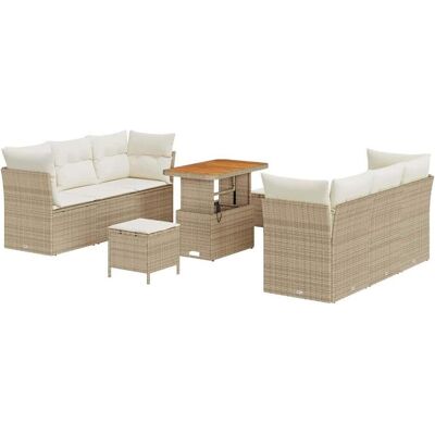 vidaXL Gartenlounge, Alvonum (Tisch 90 cm) vidaXL Gartenlounge, Alvonum (Tisch 90 cm)
