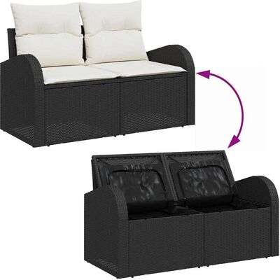 vidaXL Gartenlounge, Papenos (Tisch 100 cm) vidaXL Gartenlounge, Papenos (Tisch 100 cm)