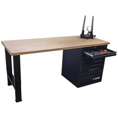 Unior, Werkbank + Arbeitsbock, 2600A-US Profi Mechaniker Werkbank, black (75 cm, 200 cm) Unior, Werkbank + Arbeitsbock, 2600A-US Profi Mechaniker Werkbank, black (75 cm, 200 cm)