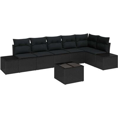 Beige Garten 7-teiliges Sofa-Set - Outdoormöbel Beige Garten 7-teiliges Sofa-Set - Outdoormöbel