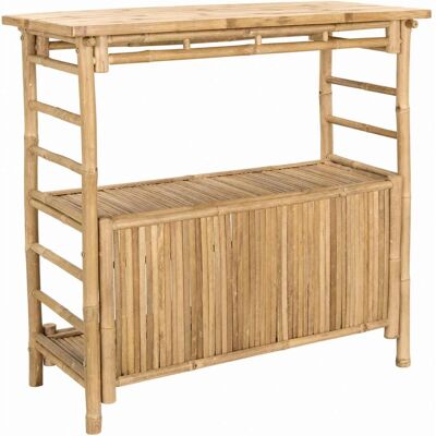 vidaXL Gartentisch + Balkontisch, Bambus-Bar-Set (110 x 55 x 105 cm) vidaXL Gartentisch + Balkontisch, Bambus-Bar-Set (110 x 55 x 105 cm)