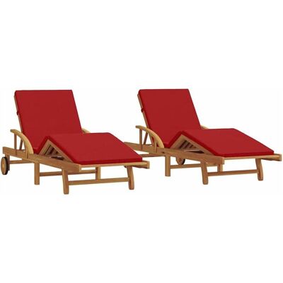 vidaXL Liegestuhl, Loyalty 2x sunlounger (200 cm) vidaXL Liegestuhl, Loyalty 2x sunlounger (200 cm)