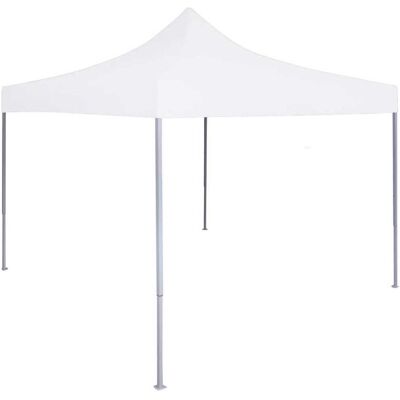 vidaXL Gartenmöbel-Set Professionelles Faltzelt 3x3 m Stahl Weiß - Outdoor vidaXL Gartenmöbel-Set Professionelles Faltzelt 3x3 m Stahl Weiß - Outdoor