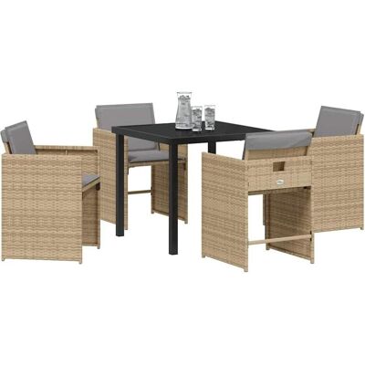 vidaXL Gartentisch + Balkontisch, Vanesa (80 x 80 x 73 cm) vidaXL Gartentisch + Balkontisch, Vanesa (80 x 80 x 73 cm)