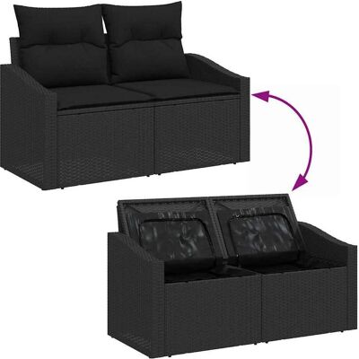 vidaXL Gartenlounge, Ellinas (Tisch 80 cm) vidaXL Gartenlounge, Ellinas (Tisch 80 cm)