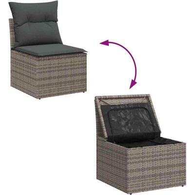 vidaXL Gartenlounge, Sloane (with table) vidaXL Gartenlounge, Sloane (with table)