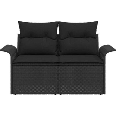 Vidaxl Garten 2-Sitzer Sofa mit Kissen - Gartenmöbel Vidaxl Garten 2-Sitzer Sofa mit Kissen - Gartenmöbel