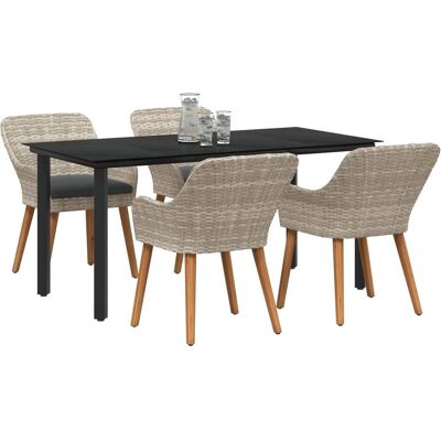 vidaXL Gartentisch + Balkontisch, Ariah Square legs (160 x 80 x 74 cm) vidaXL Gartentisch + Balkontisch, Ariah Square legs (160 x 80 x 74 cm)