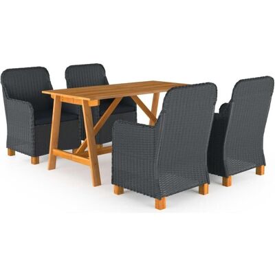 vidaXL Gartentisch + Balkontisch, Fizza (140 x 70 x 73.50 cm) vidaXL Gartentisch + Balkontisch, Fizza (140 x 70 x 73.50 cm)