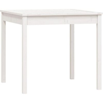 MAISONCHIC Kiefernholz Gartentisch-Set - 4 Stühle & 1 Tisch - Weiß MAISONCHIC Kiefernholz Gartentisch-Set - 4 Stühle & 1 Tisch - Weiß