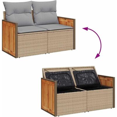 vidaXL Gartenlounge, Jadoria (Tisch 80 cm) vidaXL Gartenlounge, Jadoria (Tisch 80 cm)