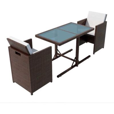 vidaXL Gartentisch + Balkontisch, Romana (110 x 53 x 72 cm) vidaXL Gartentisch + Balkontisch, Romana (110 x 53 x 72 cm)