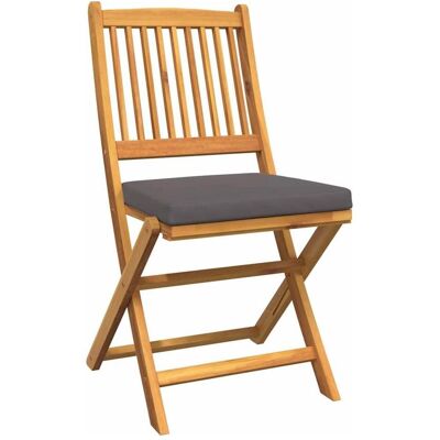 VidaXL Gartensessel - Klappbare Akazienholz 2 Stück - Gartenstühle VidaXL Gartensessel - Klappbare Akazienholz 2 Stück - Gartenstühle