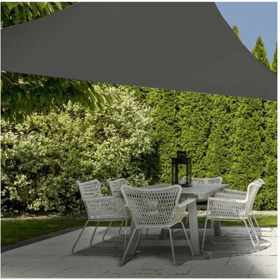 ProGarden Graues Dreieckiges Sonnensegel - 3,6m ProGarden Graues Dreieckiges Sonnensegel - 3,6m