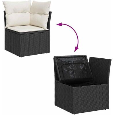 vidaXL Gartenlounge, Cormelville (with table) vidaXL Gartenlounge, Cormelville (with table)