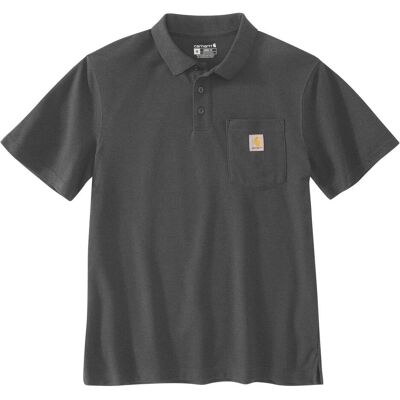Carhartt, Arbeitsoberteil, Loses Poloshirt Carbon (S) Carhartt, Arbeitsoberteil, Loses Poloshirt Carbon (S)