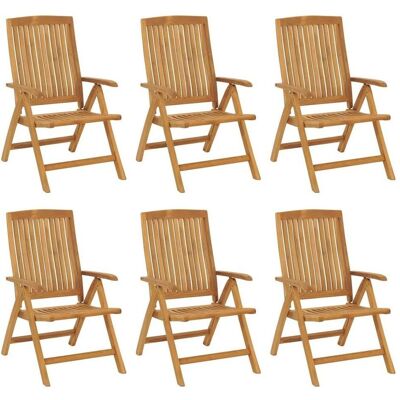Vidaxl - Teak-Recliner - Braun - Teak - Outdoor chair Vidaxl - Teak-Recliner - Braun - Teak - Outdoor chair