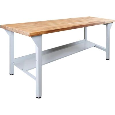 ADB Werkbank PROFI 2000 - Buche, Stahl, Hellgrau - Werkbank ADB Werkbank PROFI 2000 - Buche, Stahl, Hellgrau - Werkbank