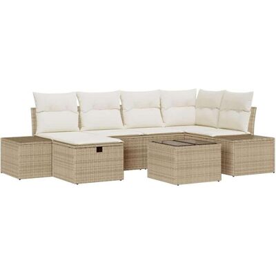vidaXL Gartenlounge, Faponville (with table) vidaXL Gartenlounge, Faponville (with table)