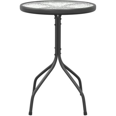 vidaXL Stahl-Gartentisch 50x71 cm Outdoor Esstisch vidaXL Stahl-Gartentisch 50x71 cm Outdoor Esstisch
