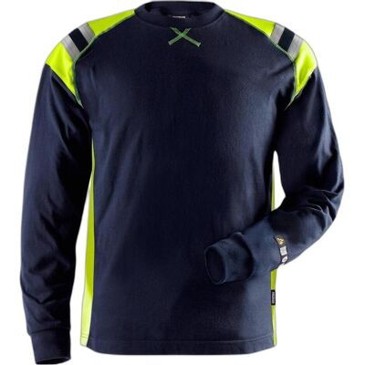 Fristads, Arbeitsoberteil, Flamestat T-Shirt Langarm 7072 TFLH Grösse M Marineblau (M) Fristads, Arbeitsoberteil, Flamestat T-Shirt Langarm 7072 TFLH Grösse M Marineblau (M)