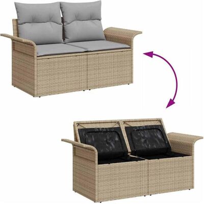 vidaXL Gartenlounge, Naxonin (with table) vidaXL Gartenlounge, Naxonin (with table)