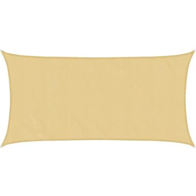 vidaXL Sonnensegel Sand 5x2,5 m UV-beständig Wasserabweisend Polyester Oxford - Sonnensegel vidaXL Sonnensegel Sand 5x2,5 m UV-beständig Wasserabweisend Polyester Oxford - Sonnensegel