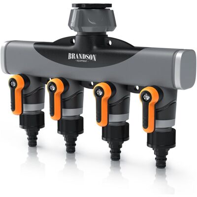 Brandson, Schlauchanschluss + Schlauchverbinder, 4-Wege Verteiler (4 Wege Verteiler, 12.70 mm) Brandson, Schlauchanschluss + Schlauchverbinder, 4-Wege Verteiler (4 Wege Verteiler, 12.70 mm)