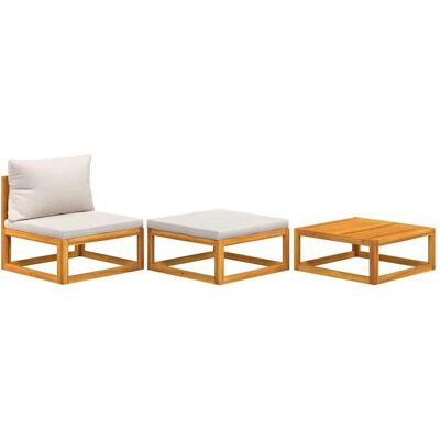 vidaXL Gartenmöbel-Set mit Kissen - Modular Gartenlounge vidaXL Gartenmöbel-Set mit Kissen - Modular Gartenlounge