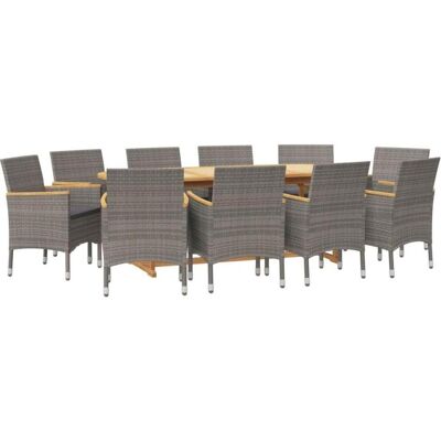 vidaXL Gartentisch + Balkontisch, Jaden (220 x 90 x 75 cm) vidaXL Gartentisch + Balkontisch, Jaden (220 x 90 x 75 cm)