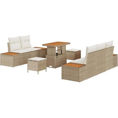 vidaXL Gartenlounge, Taranville (Tisch 90 cm) vidaXL Gartenlounge, Taranville (Tisch 90 cm)