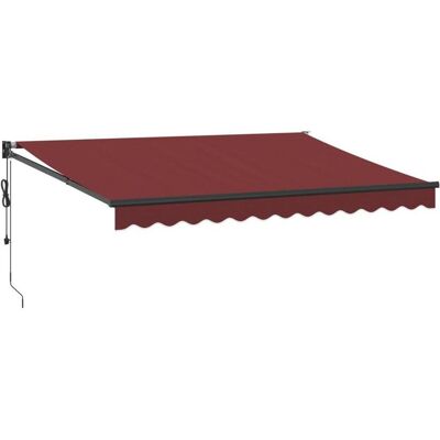 vidaXL Markise, Markise Einziehbar Anthrazit Und Weiss Stoff Und Aluminium (2.50 m) vidaXL Markise, Markise Einziehbar Anthrazit Und Weiss Stoff Und Aluminium (2.50 m)