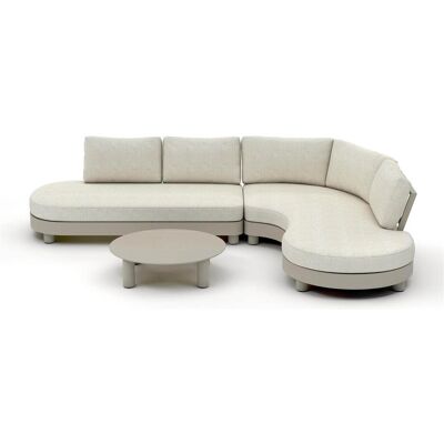 Best Salerno Gartenset - Aluminium, Beige, 207cm Best Salerno Gartenset - Aluminium, Beige, 207cm