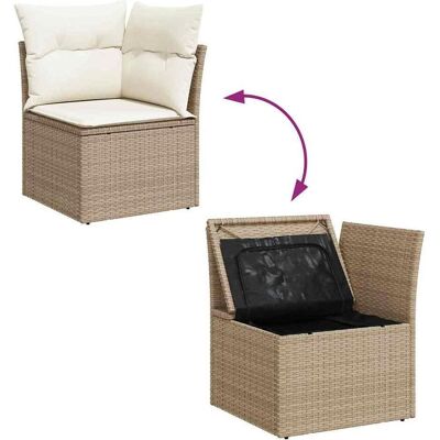 vidaXL Gartenlounge, Ugo (Tisch 90 cm) vidaXL Gartenlounge, Ugo (Tisch 90 cm)